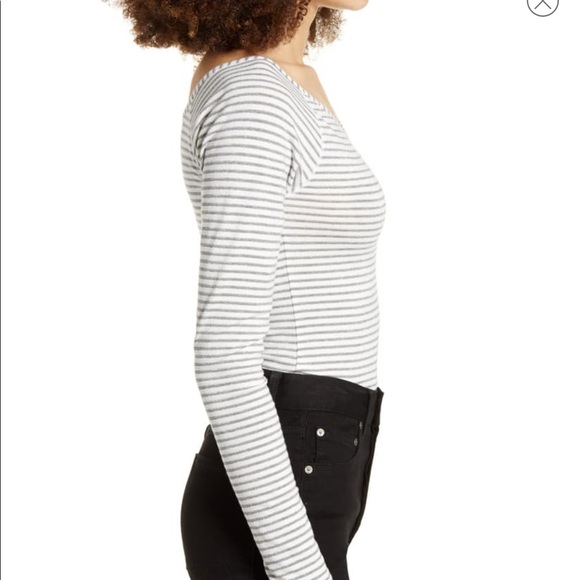 BP Metallic Stripe Top - Picture 3 of 6